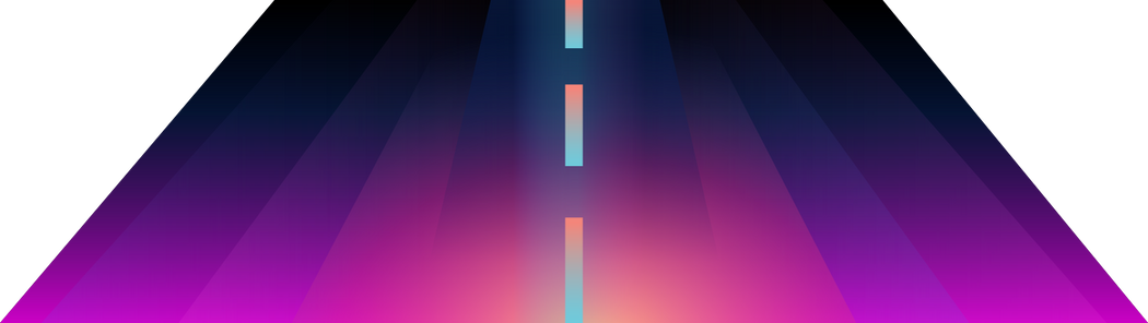 Neon Cyberpunk Road